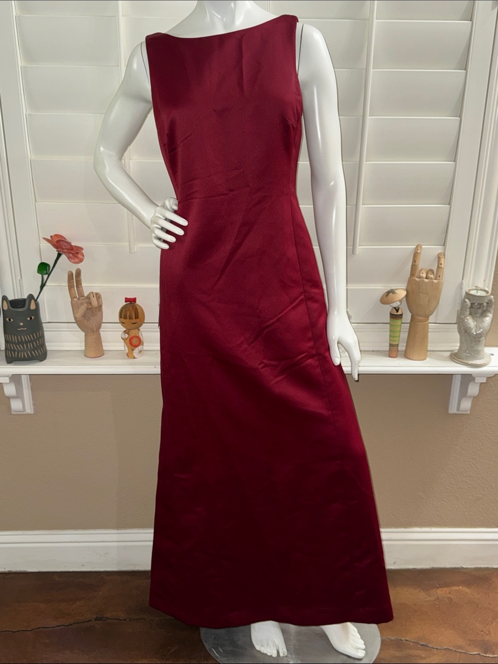 Ann Taylor Loft Satin Maxi Dress